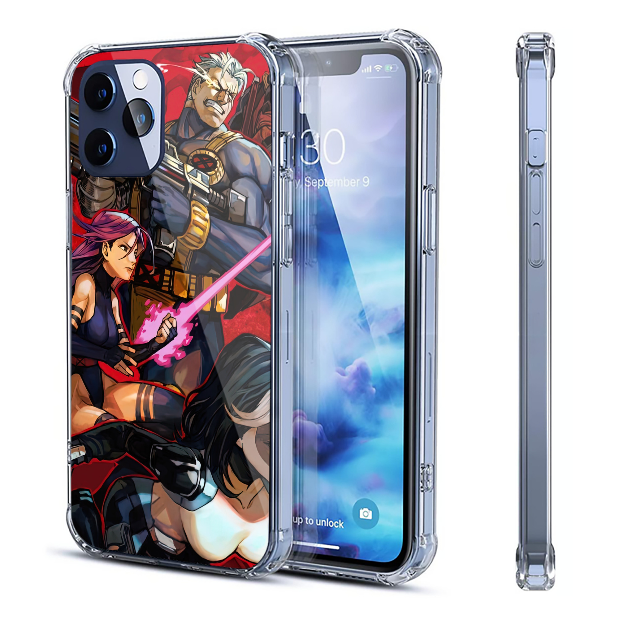 （画像用） Deadpool デッドプール 【iPhone 12シリーズ対応】透明スマホケース（クリアソフトケース）